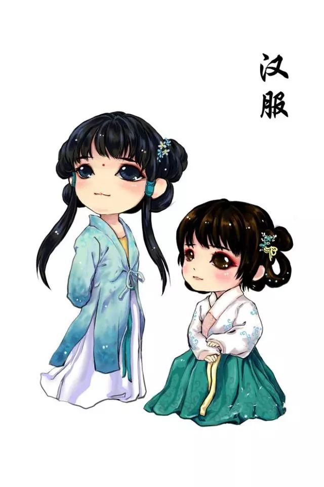 【精品】看可爱的汉服插画，学简单的汉服知识，让我们的汉服文化传承下去