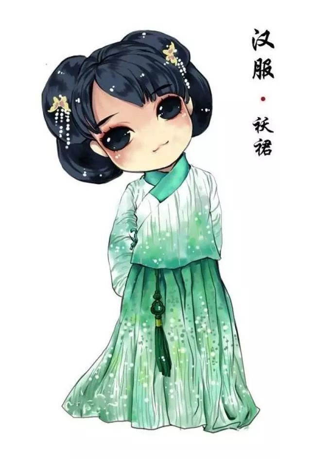 【精品】看可爱的汉服插画，学简单的汉服知识，让我们的汉服文化传承下去