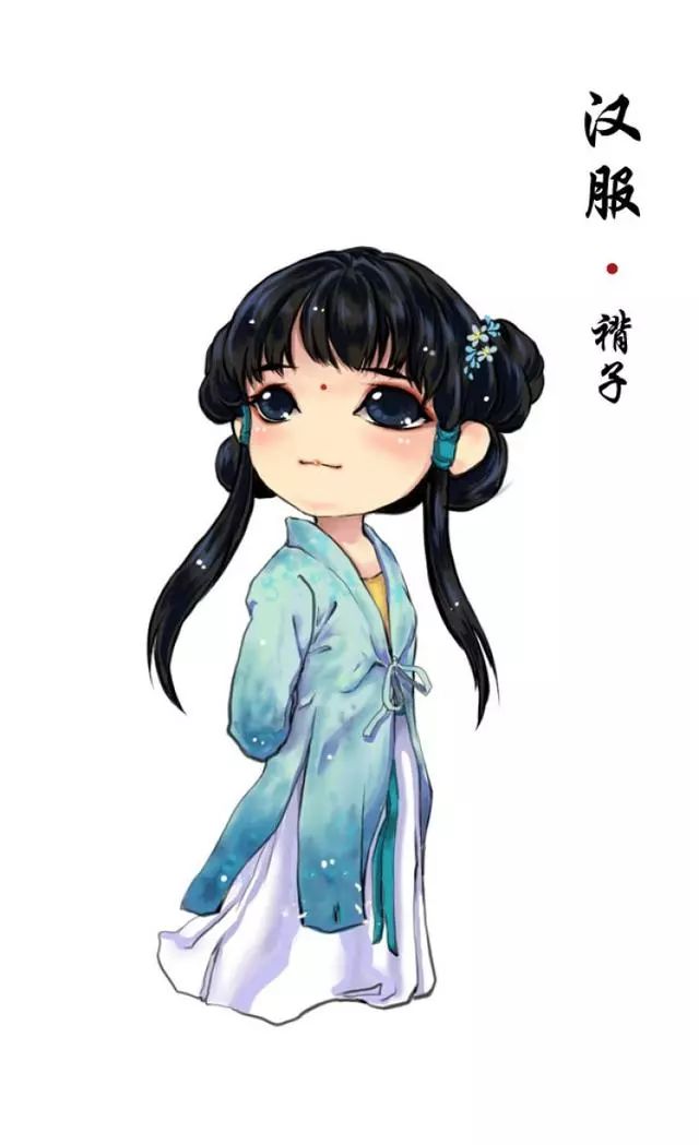 【精品】看可爱的汉服插画，学简单的汉服知识，让我们的汉服文化传承下去