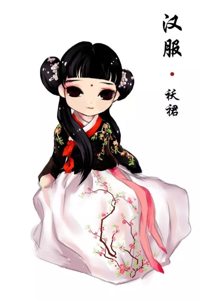 【精品】看可爱的汉服插画，学简单的汉服知识，让我们的汉服文化传承下去
