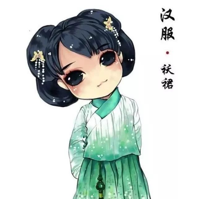 【精品】看可爱的汉服插画,学简单的汉服知识,让我们的汉服文化传承下去