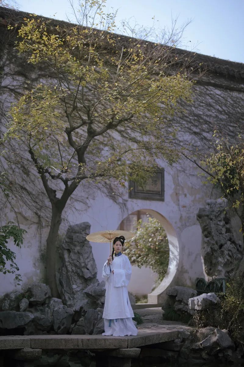 大明少女与苏州园林才是绝配｜汉服摄影