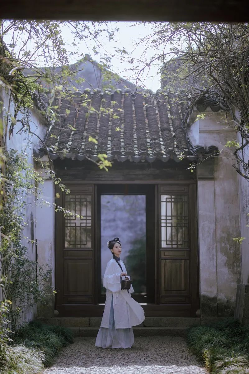 大明少女与苏州园林才是绝配｜汉服摄影