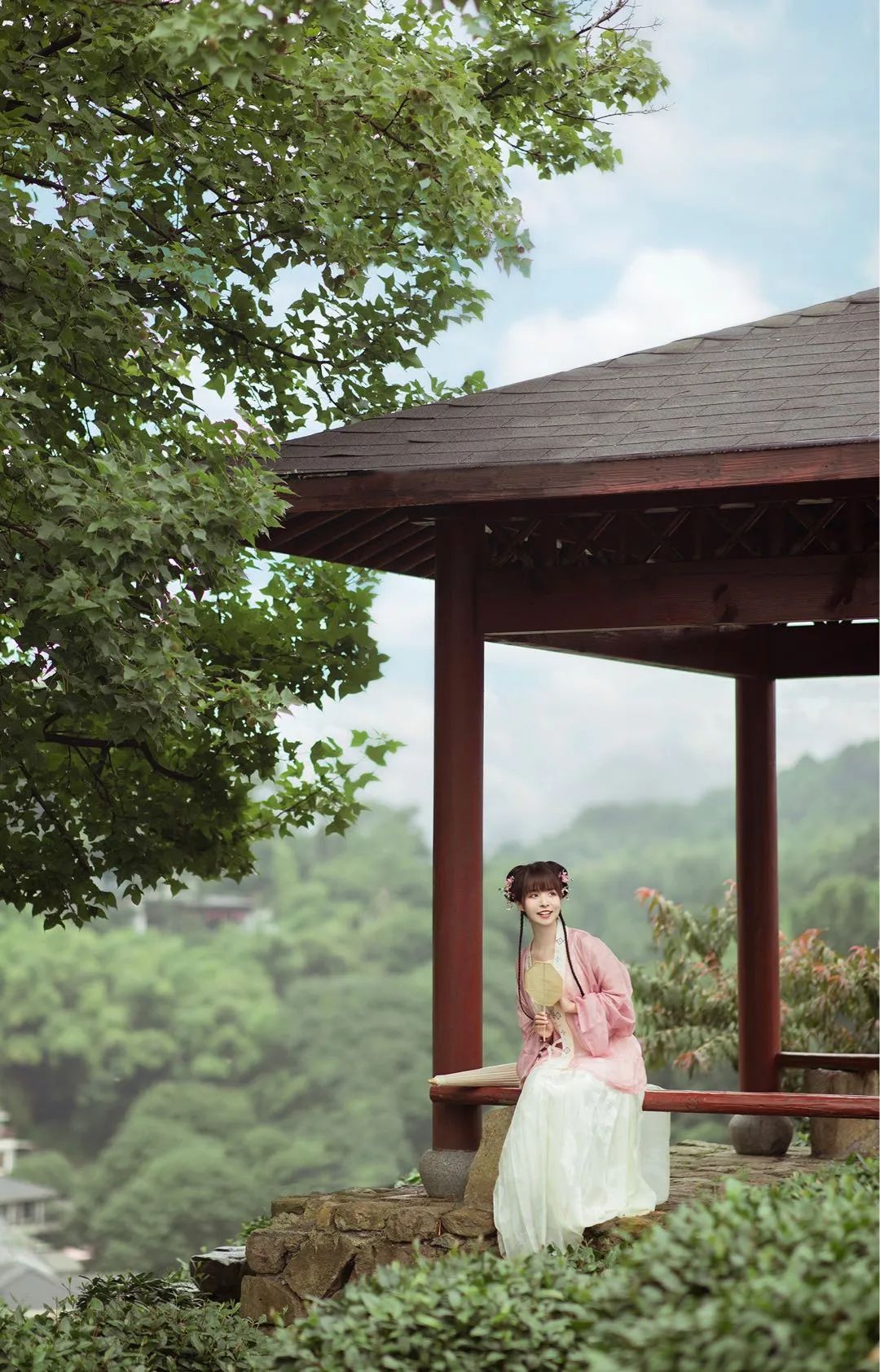空山新雨后｜汉服摄影