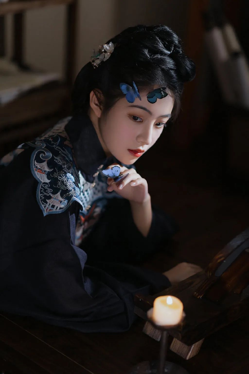 蝴蝶夫人 幽静轻盈的梦｜汉服摄影