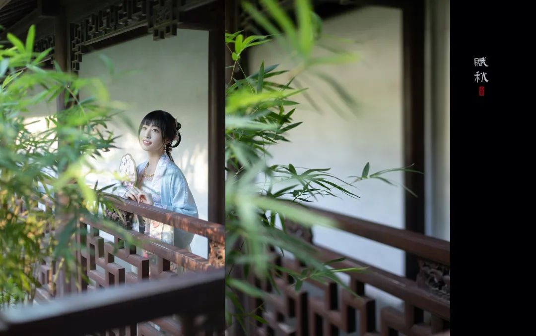 微凉时分，愿君素得一清秋｜汉服摄影
