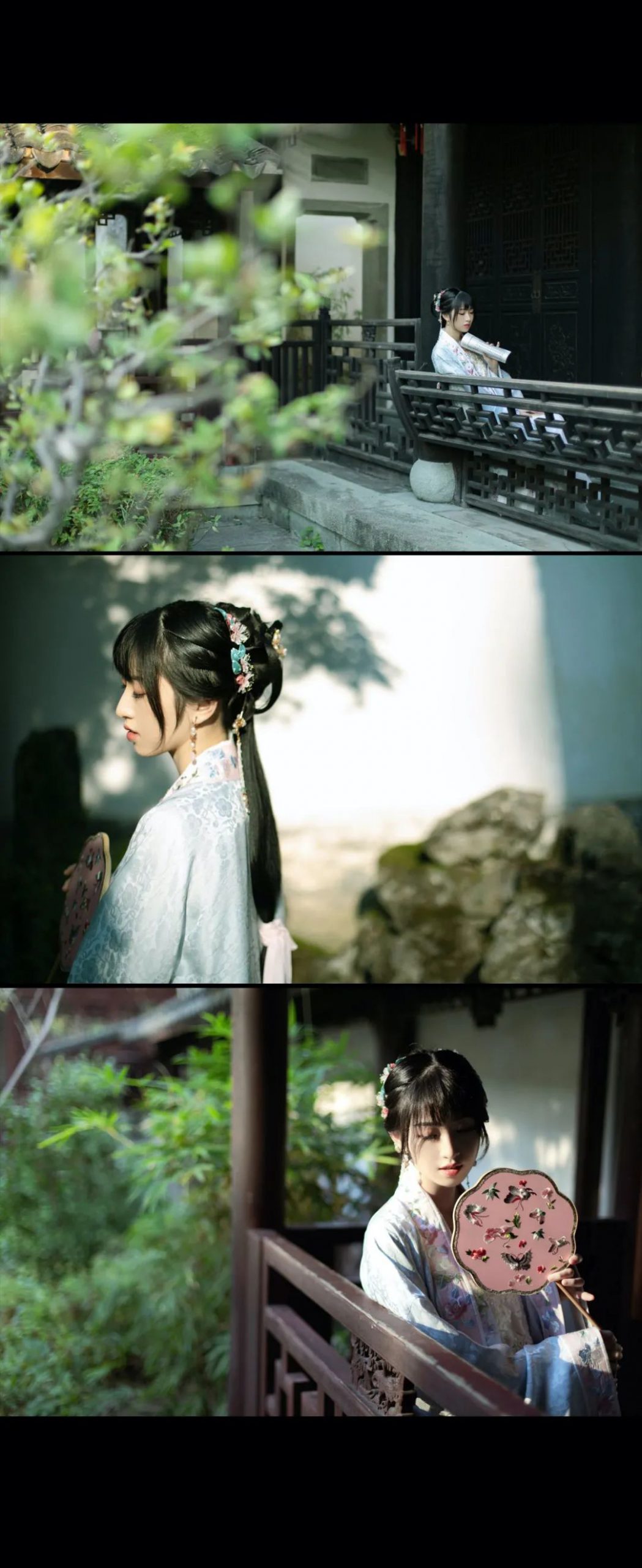 微凉时分，愿君素得一清秋｜汉服摄影
