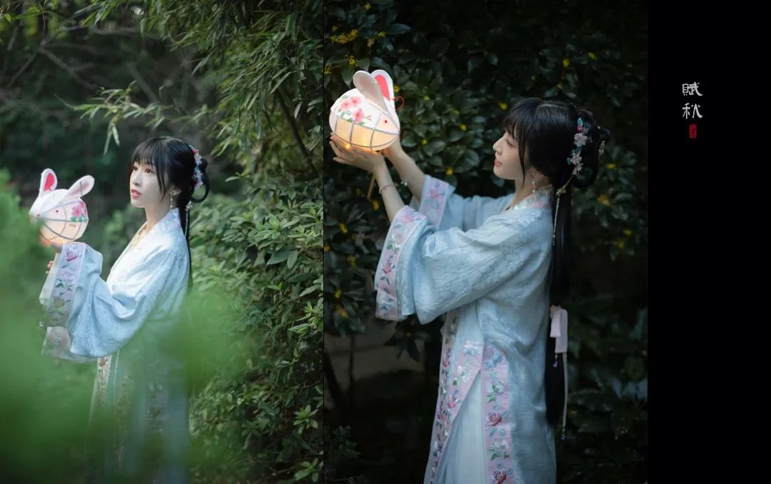 微凉时分，愿君素得一清秋｜汉服摄影