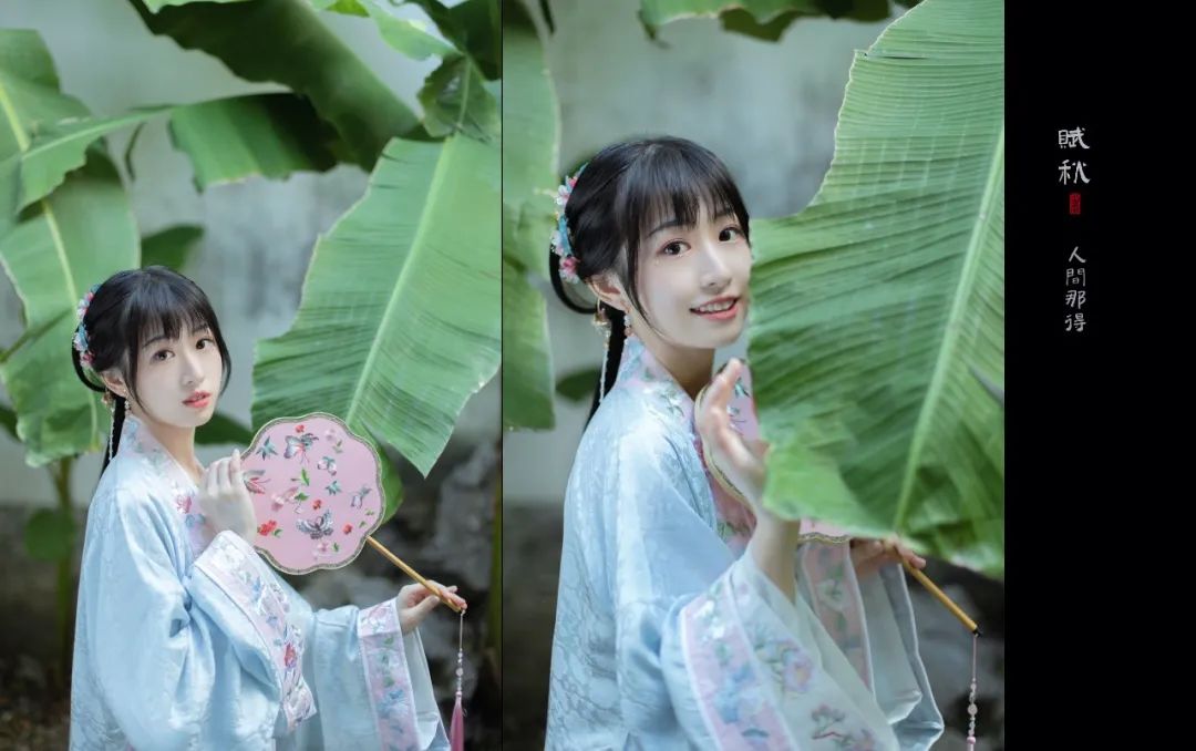 微凉时分，愿君素得一清秋｜汉服摄影