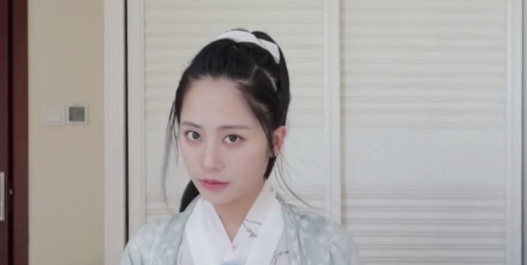 【发型教程】穿汉服帅气的魏晋武侠风发型，男女都适用！
