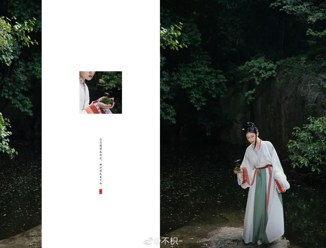 幽人空山，过雨采苹｜汉服摄影