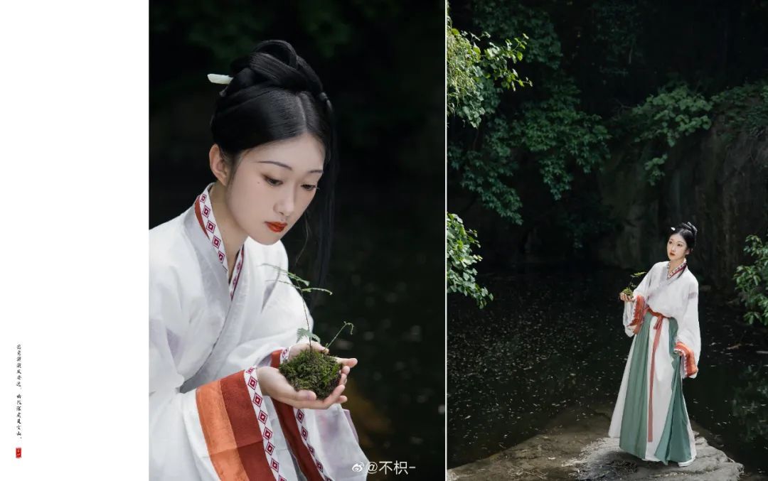 幽人空山，过雨采苹｜汉服摄影