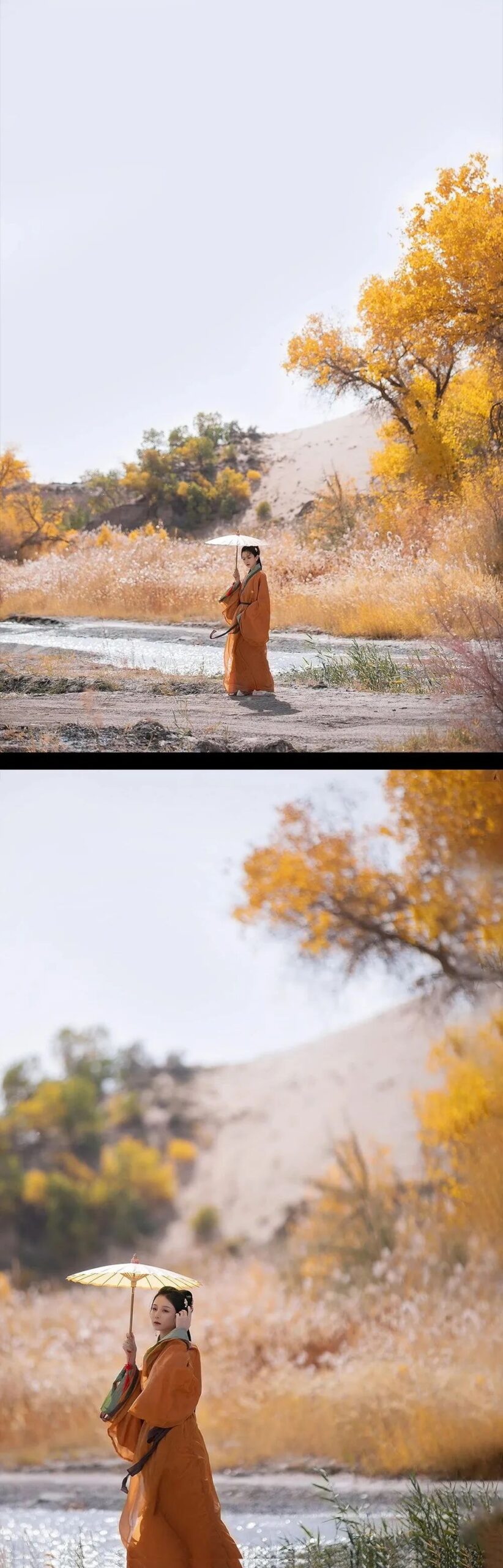 穿汉服游赏中国｜敦煌阿克塞多坝沟
