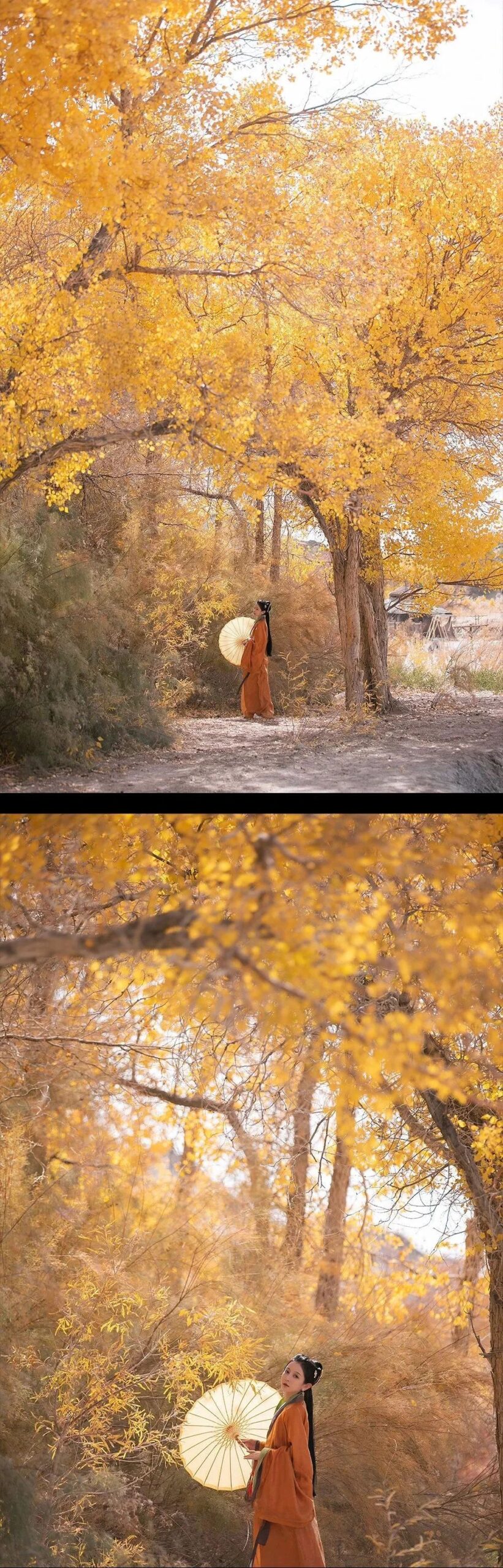 穿汉服游赏中国｜敦煌阿克塞多坝沟
