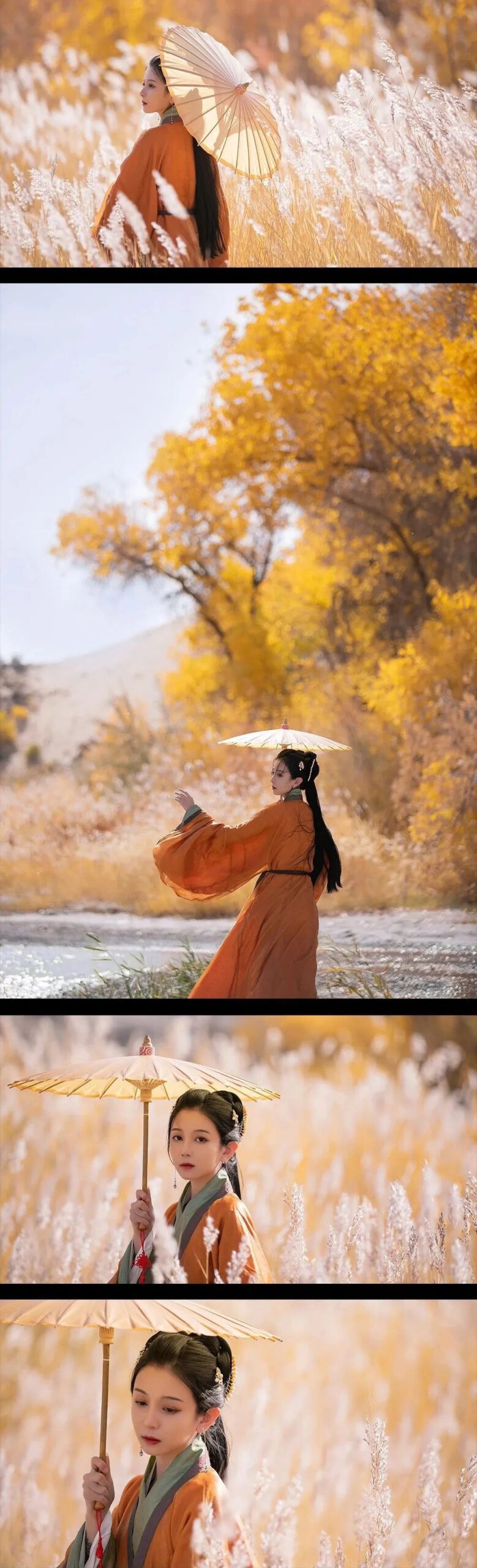 穿汉服游赏中国｜敦煌阿克塞多坝沟