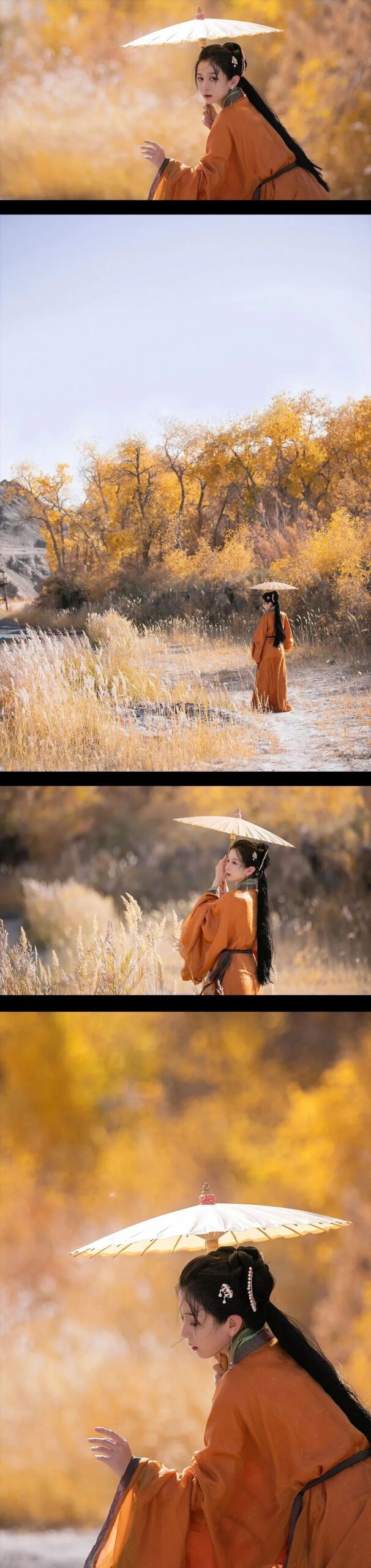 穿汉服游赏中国｜敦煌阿克塞多坝沟