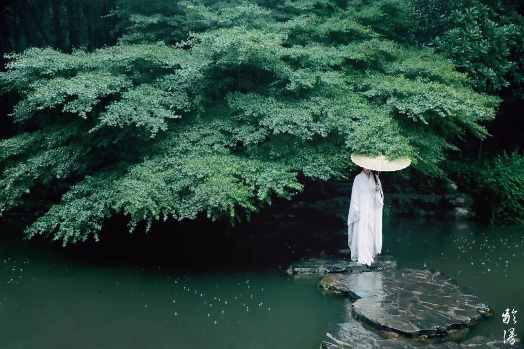 空山。新雨