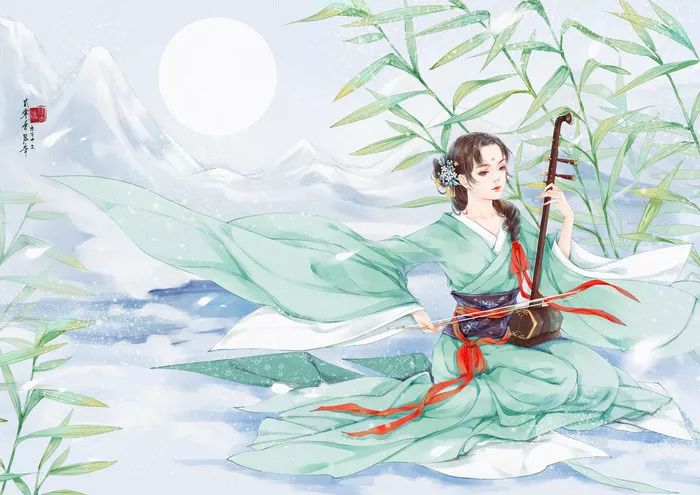 汉服颂 | 玉禅溪兰：人生易老虚岁月，世路多情数春秋