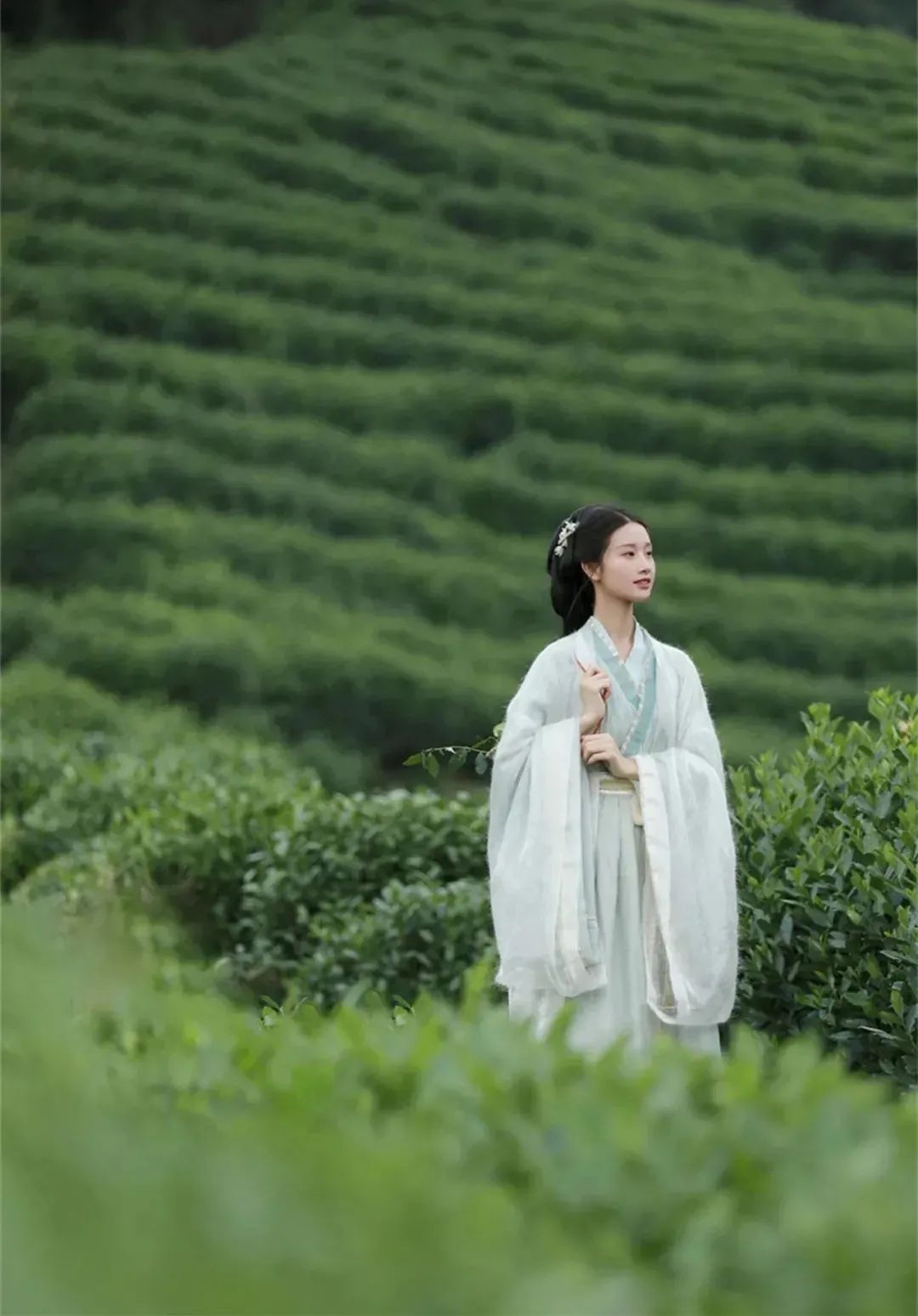 汉服颂 | 度雪妄人：随心移字花笺染，信手拨弦绮韵生