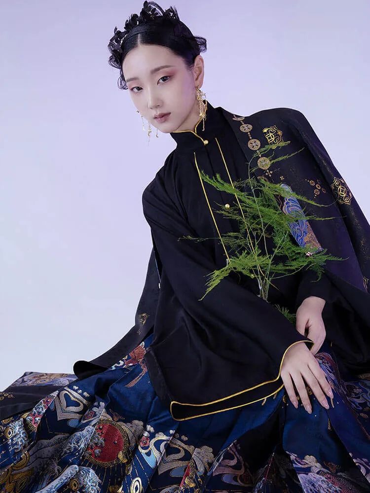 明制汉服推荐｜富贵即视感 “大浪淘金” 可还行？