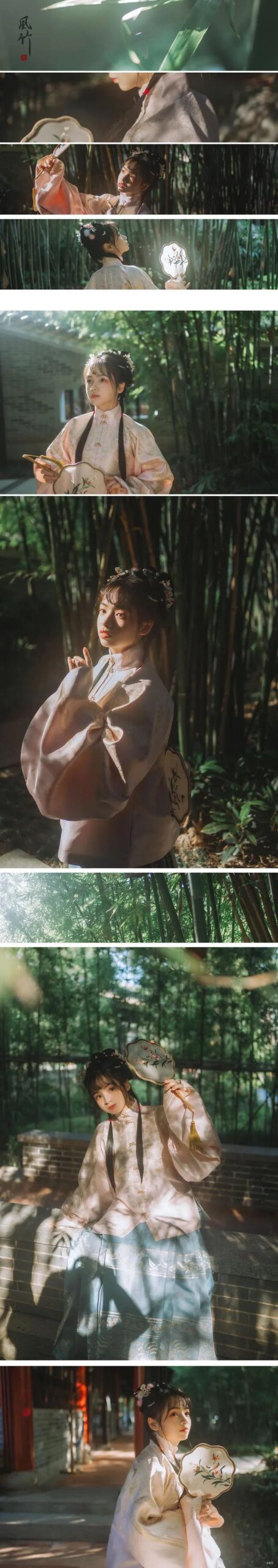 汉服美景||秋将归去冬又至，寒色不遮万山~