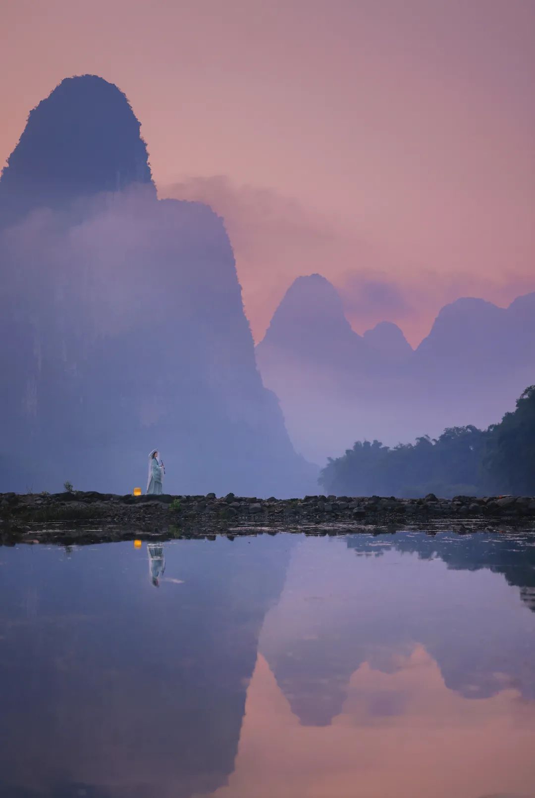 穿汉服游赏中国｜漓江·二十四时辰