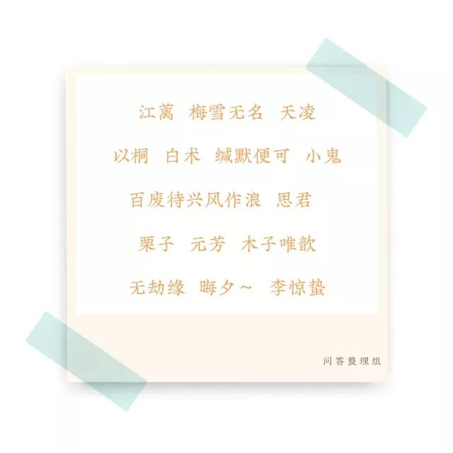 问答集 | 名词、形制篇下(12.04~12.11) 问答集 | 名词、形制篇下(12.04~12.11)