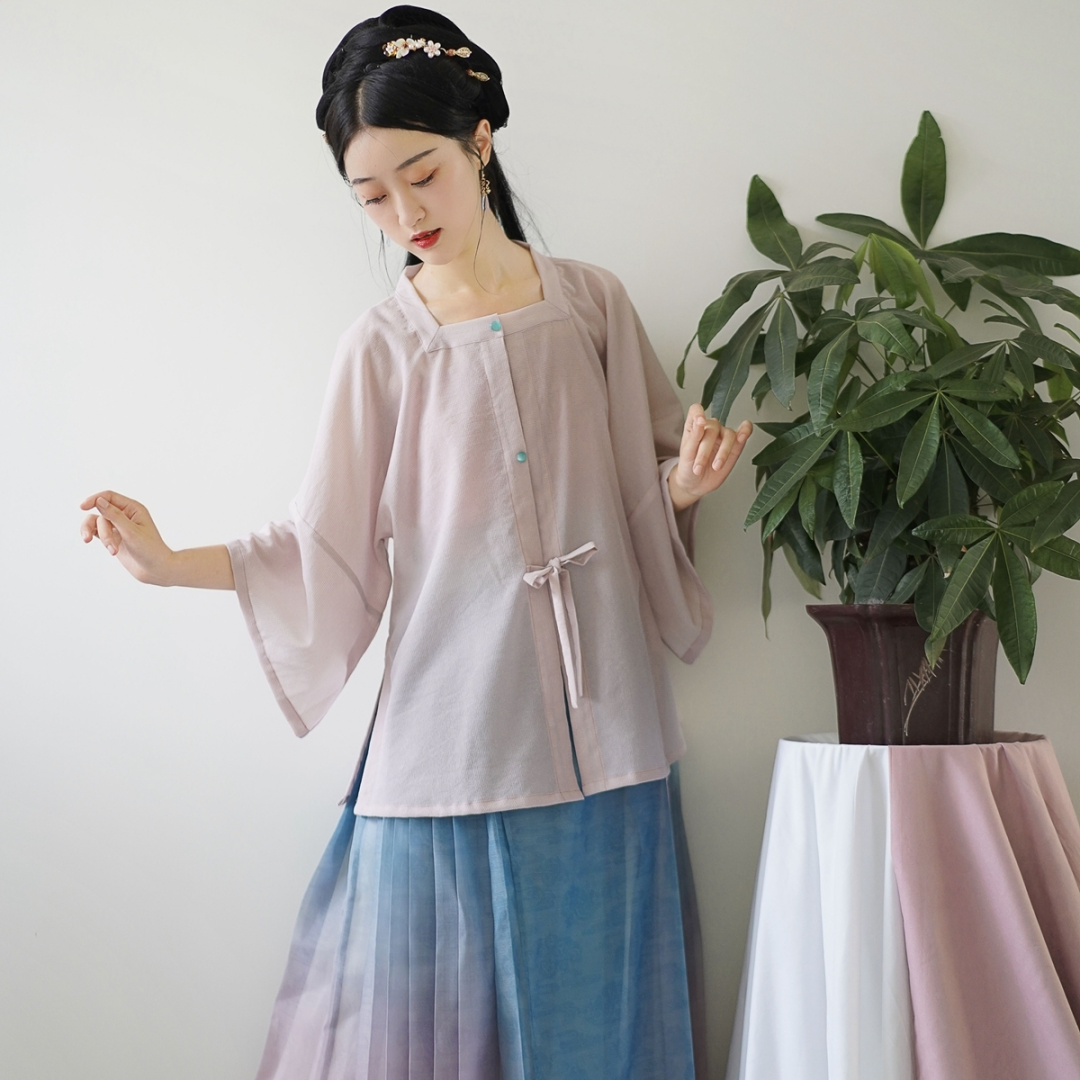 自古红蓝出cp：粉蓝汉服怎么搭