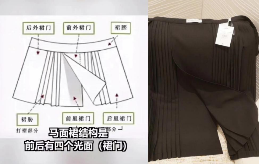 迪奥抄袭？文化挪用！细节对比汉服马面裙