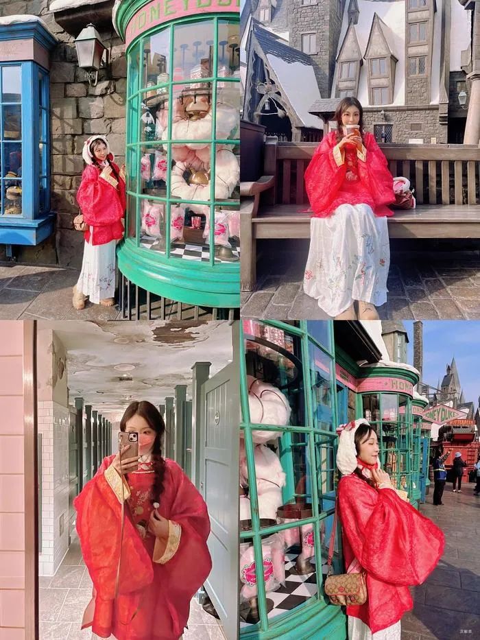 汉服仕女||穿兔兔新年战衣去环球过圣诞是什么体验? 汉服仕女||穿兔兔新年战衣去环球过圣诞是什么体验?