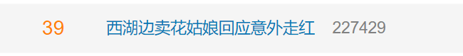 西湖边“卖花姑娘”走红系炒作？最新回应
