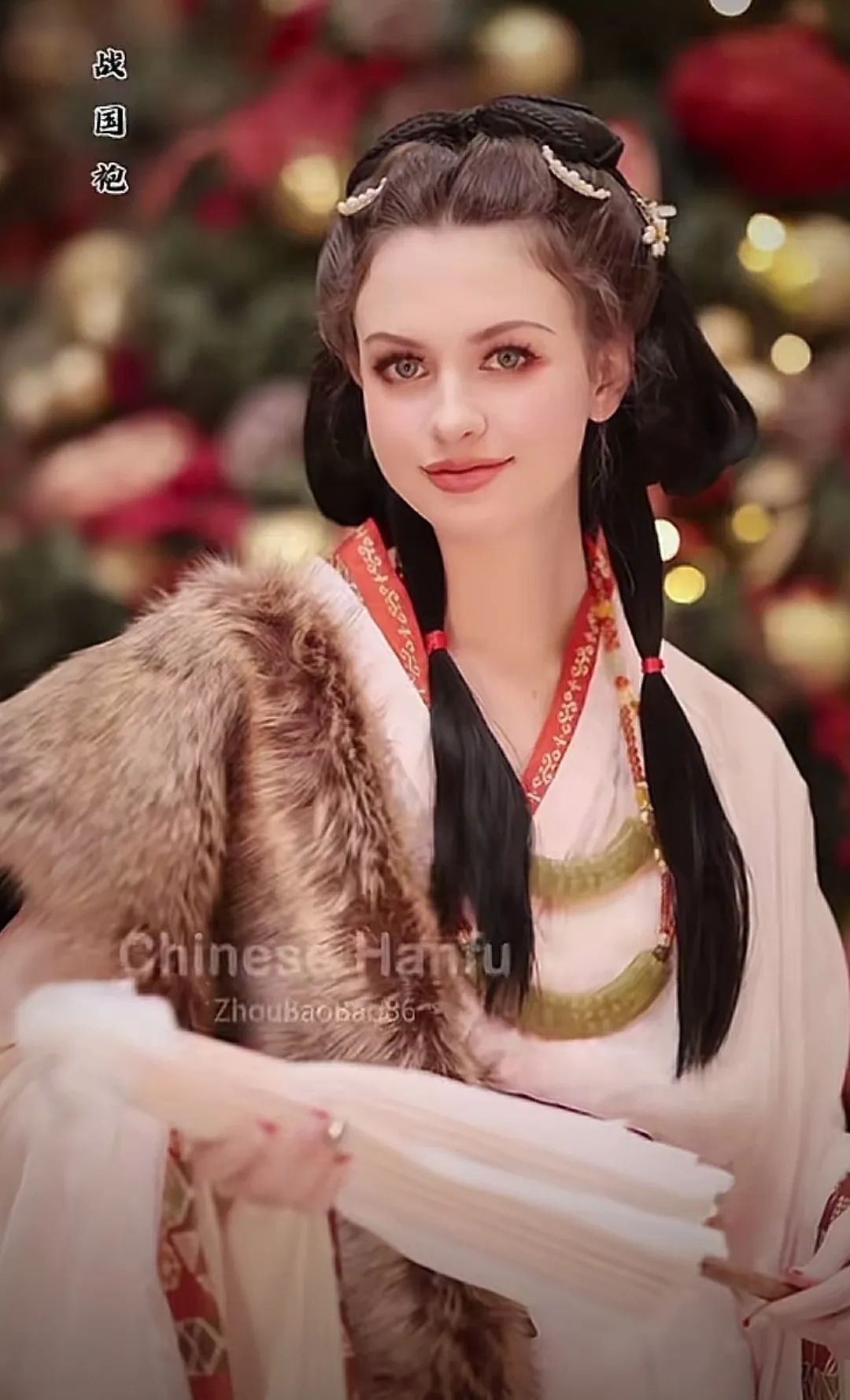 90后川妹子给外国人穿汉服，央视点赞，500万网友围观：这就叫文化自信！
