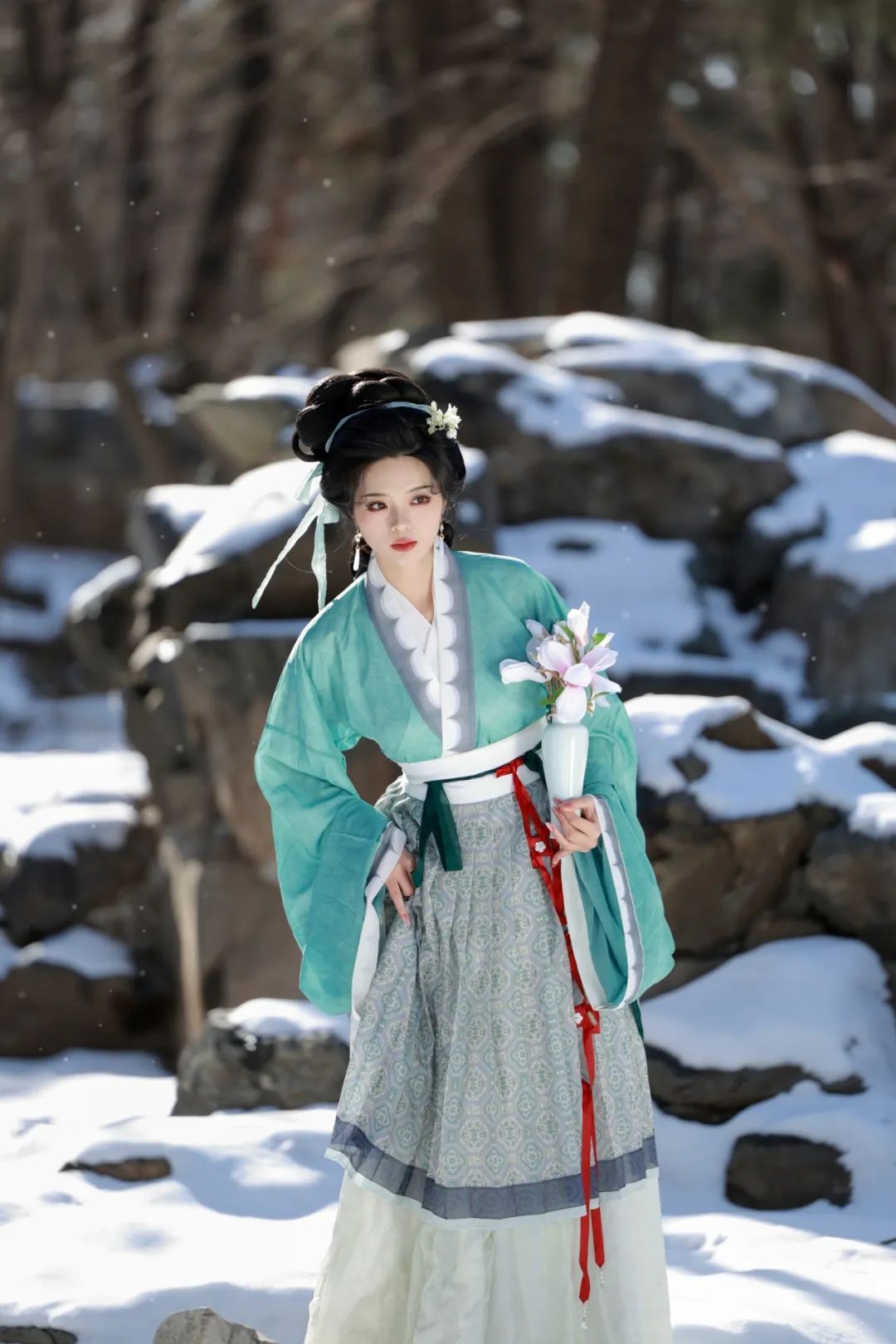 最爱东山晴后雪!在颐和园给博士师妹拍的宋复原人像 最爱东山晴后雪!在颐和园给博士师妹拍的宋复原人像