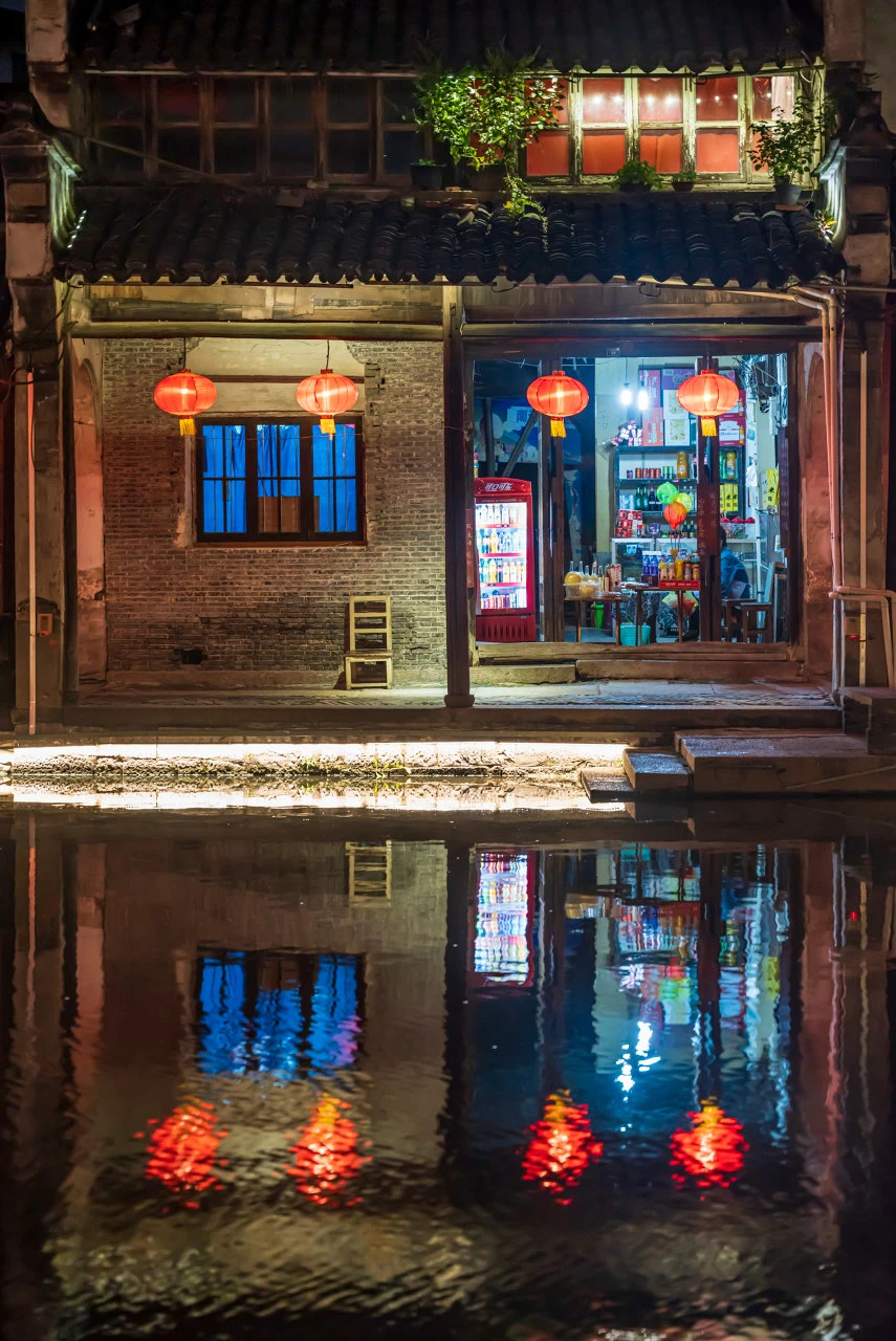 百间楼黄昏美景