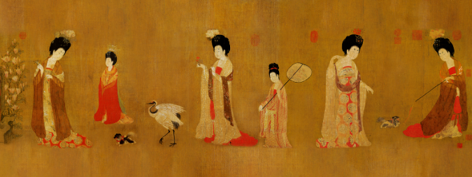 数字科技“复活”盛唐仕女！文博会山东展区上演《簪花仕女图》千年穿越​