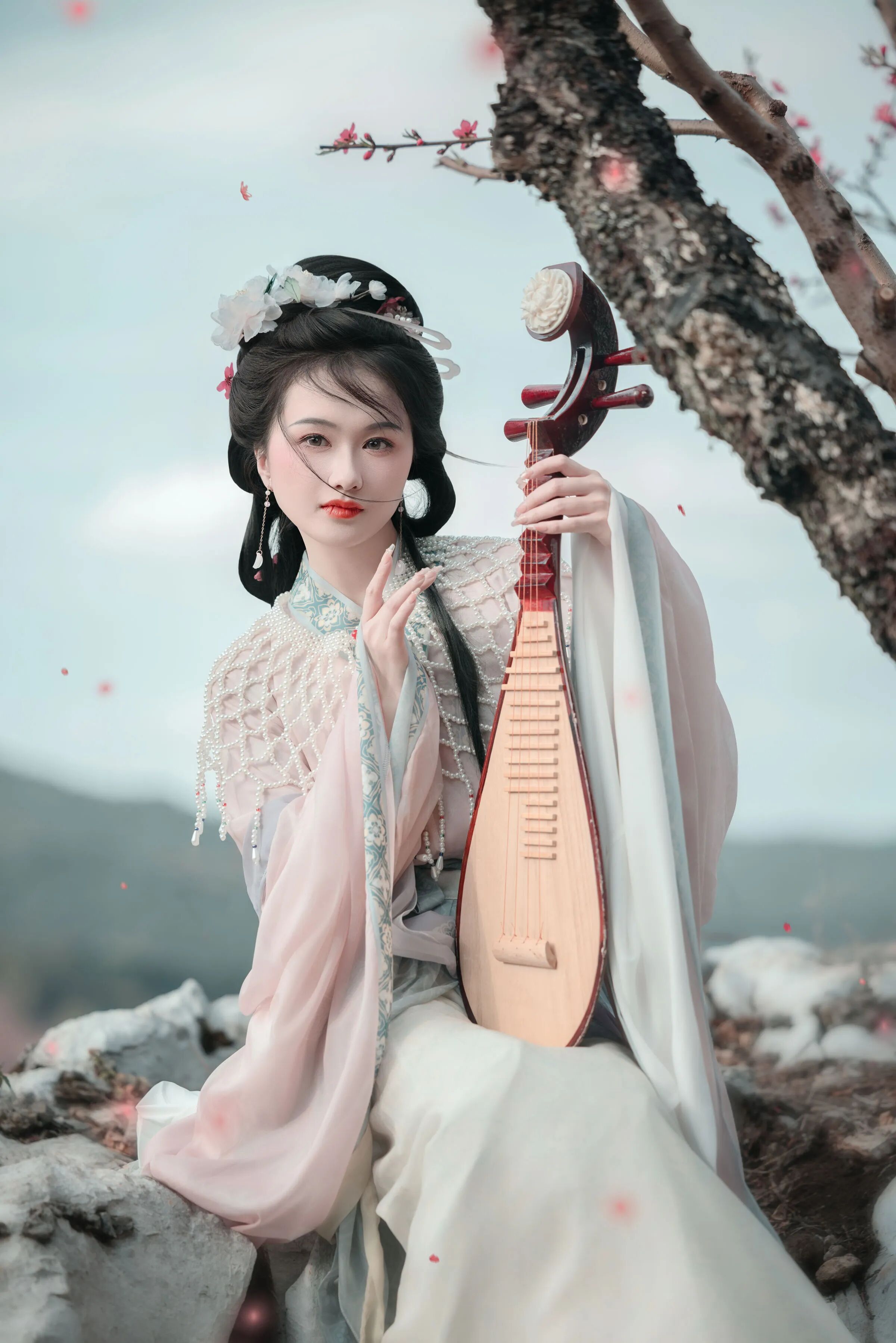 岩石抱琴