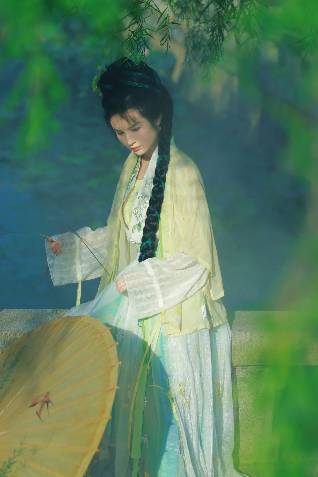 厦门园博苑荷塘汉服写真