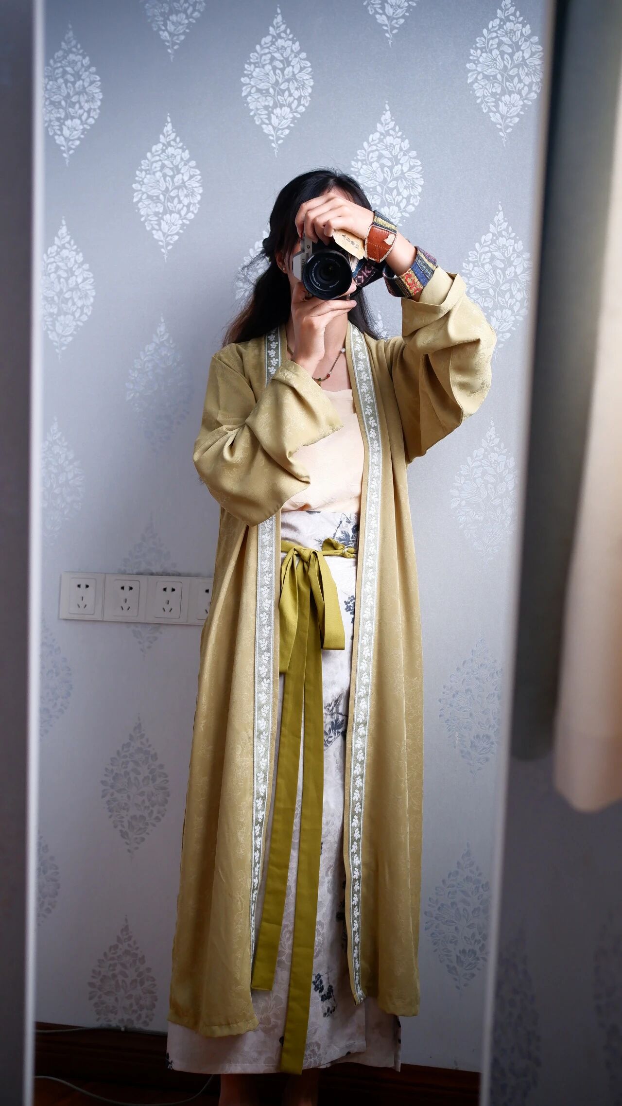 降温穿搭:长衫