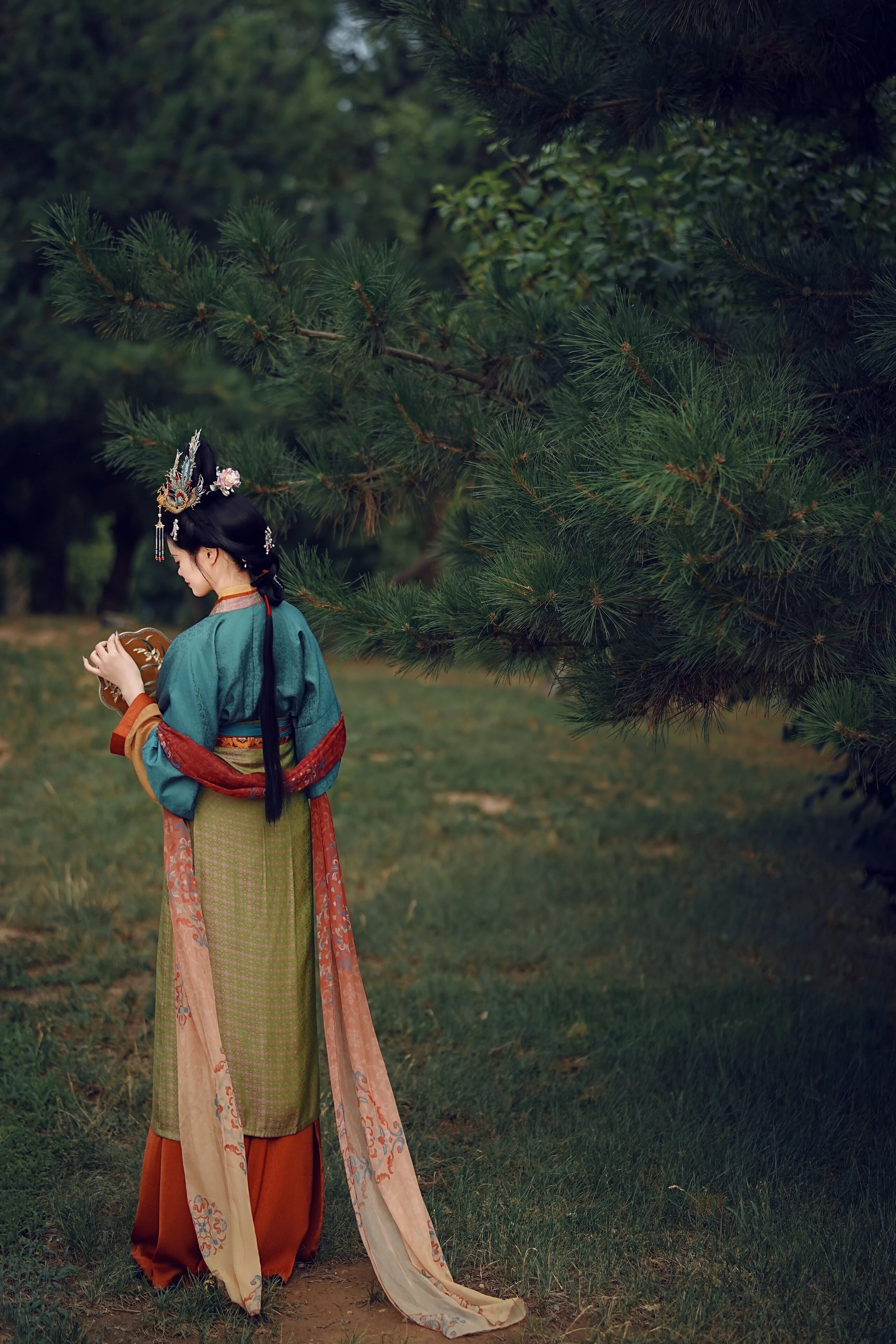 天堂明堂仕女行:唐风汉服映宫阙,一梦回到神都洛阳