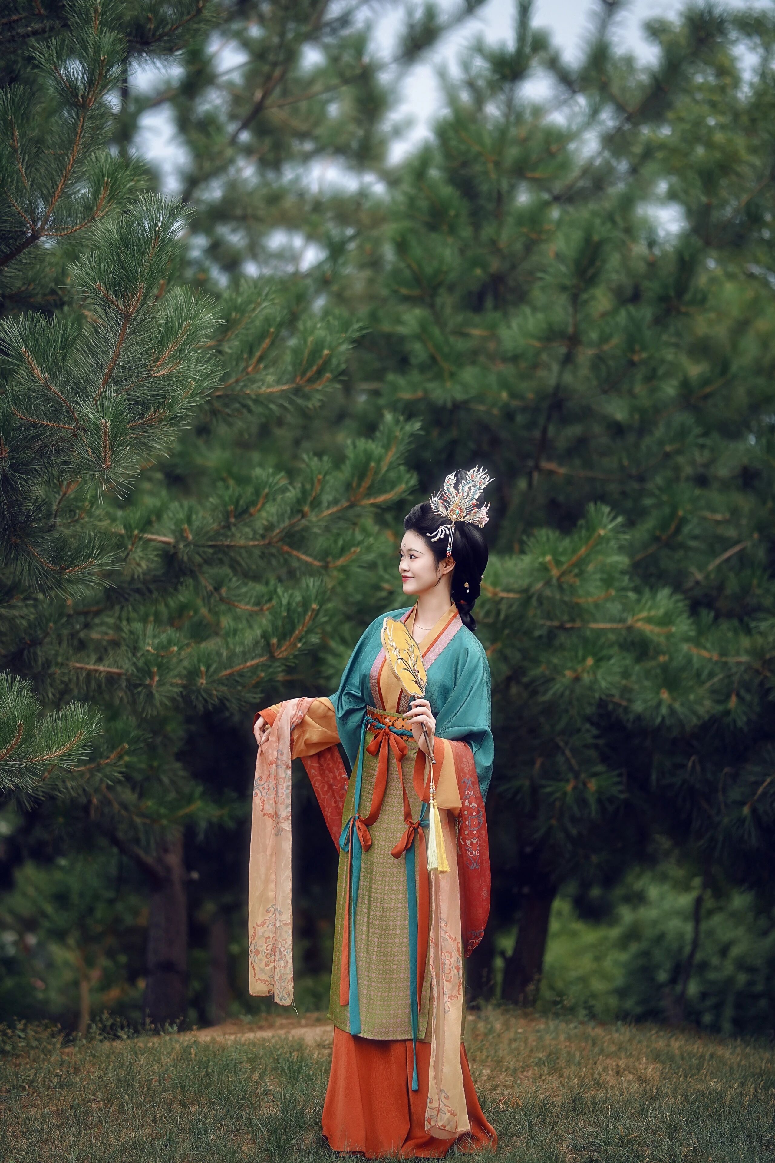 天堂明堂仕女行:唐风汉服映宫阙,一梦回到神都洛阳