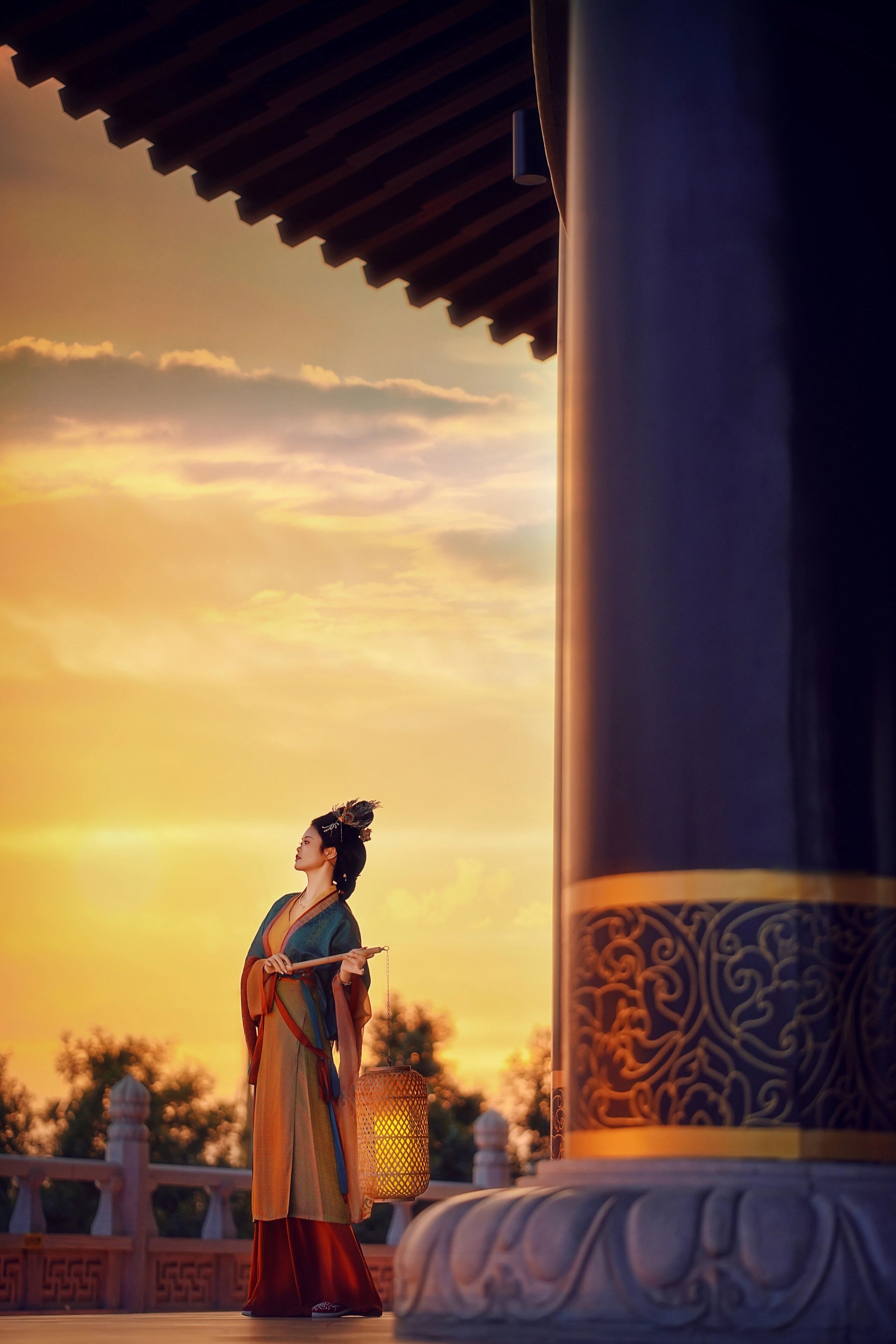 天堂明堂仕女行:唐风汉服映宫阙,一梦回到神都洛阳