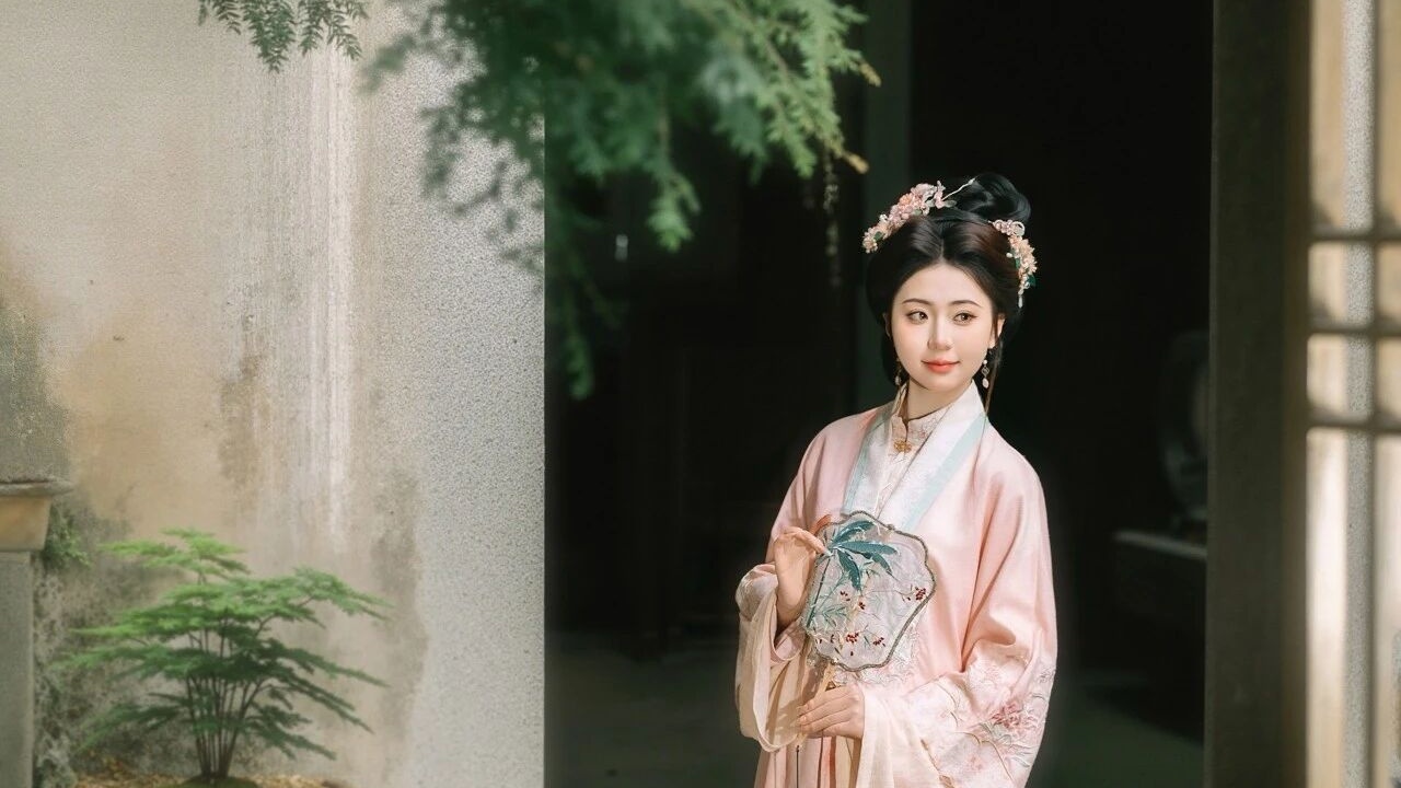 巧笑倩兮美目盼：汉服仕女入画图，眉目里的诗经风雅