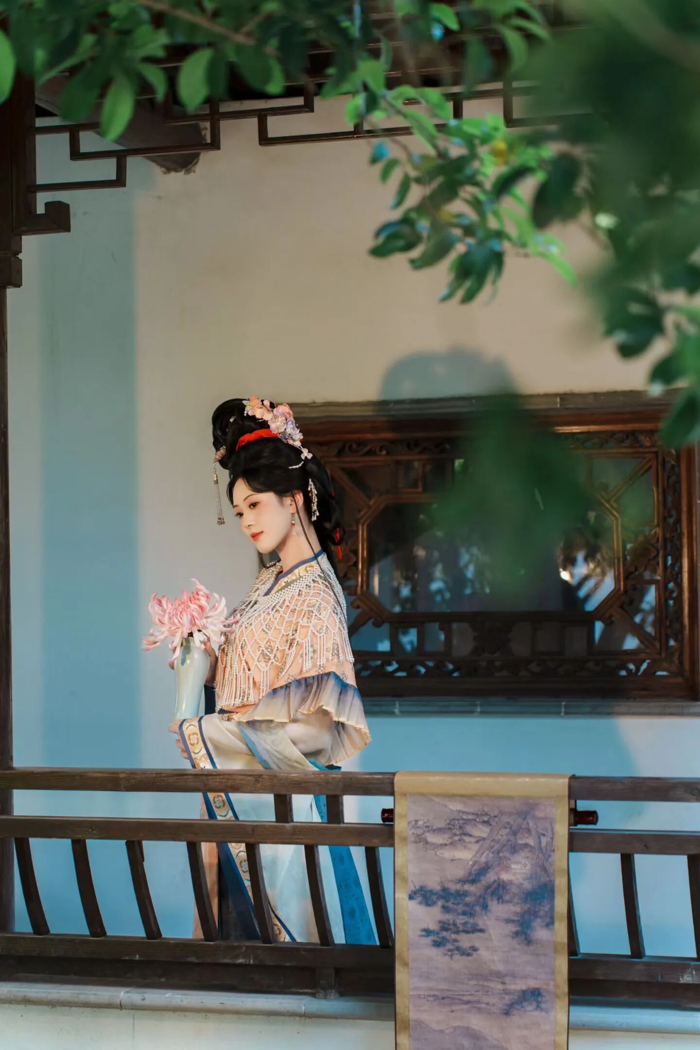 【汉服写真】苏行纪:园林深处衣袂轻扬,一程烟雨落满江南