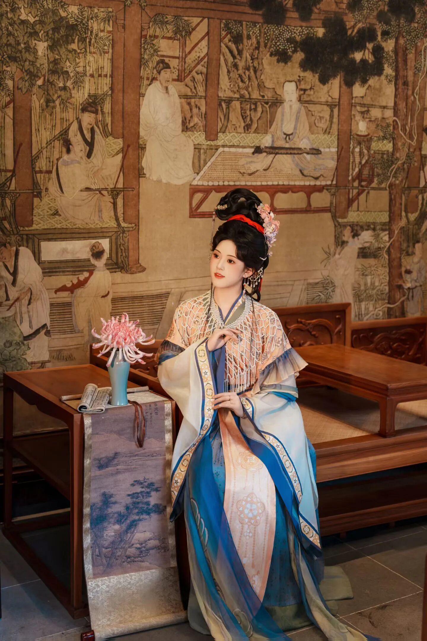 【汉服写真】苏行纪:园林深处衣袂轻扬,一程烟雨落满江南