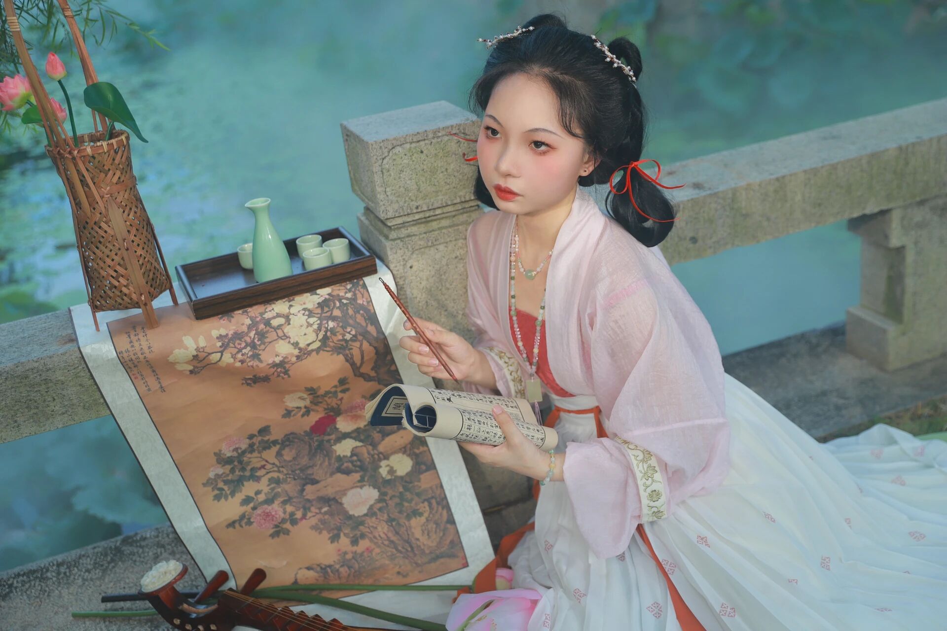 暮色执扇