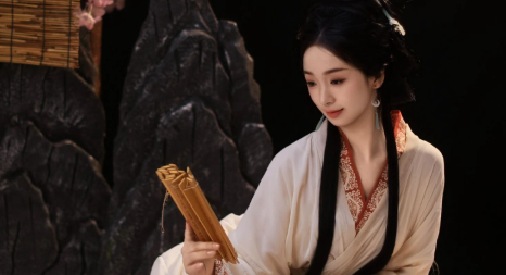 【汉服写真】梅下书卷·汉风雅韵
