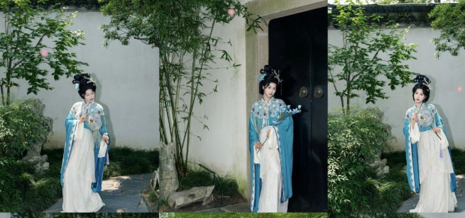 【汉服写真】宋制复原·仕女图拙政园雅韵
