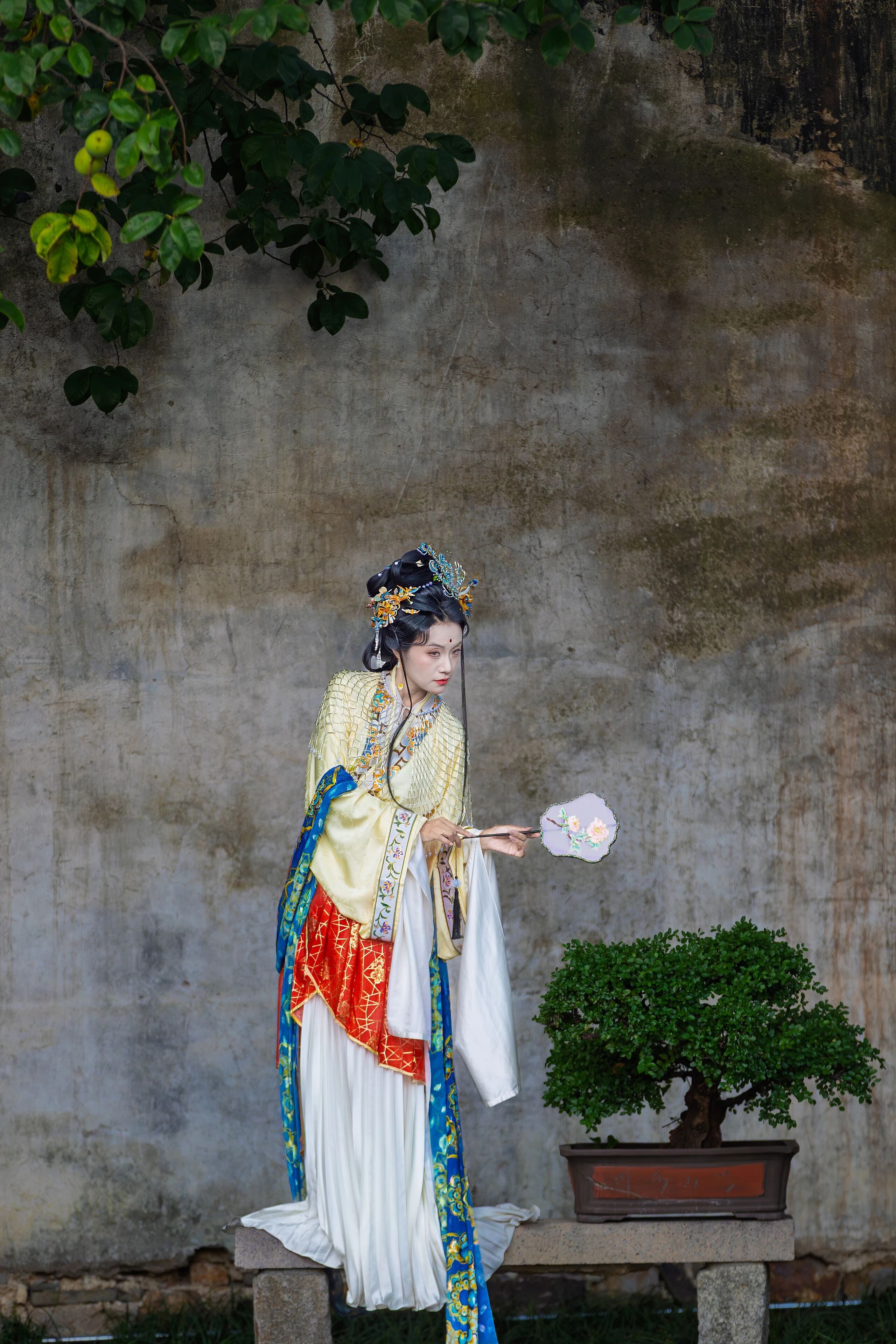 古镇仕女 · 人间好风月 唐第2帧/7·竖幅