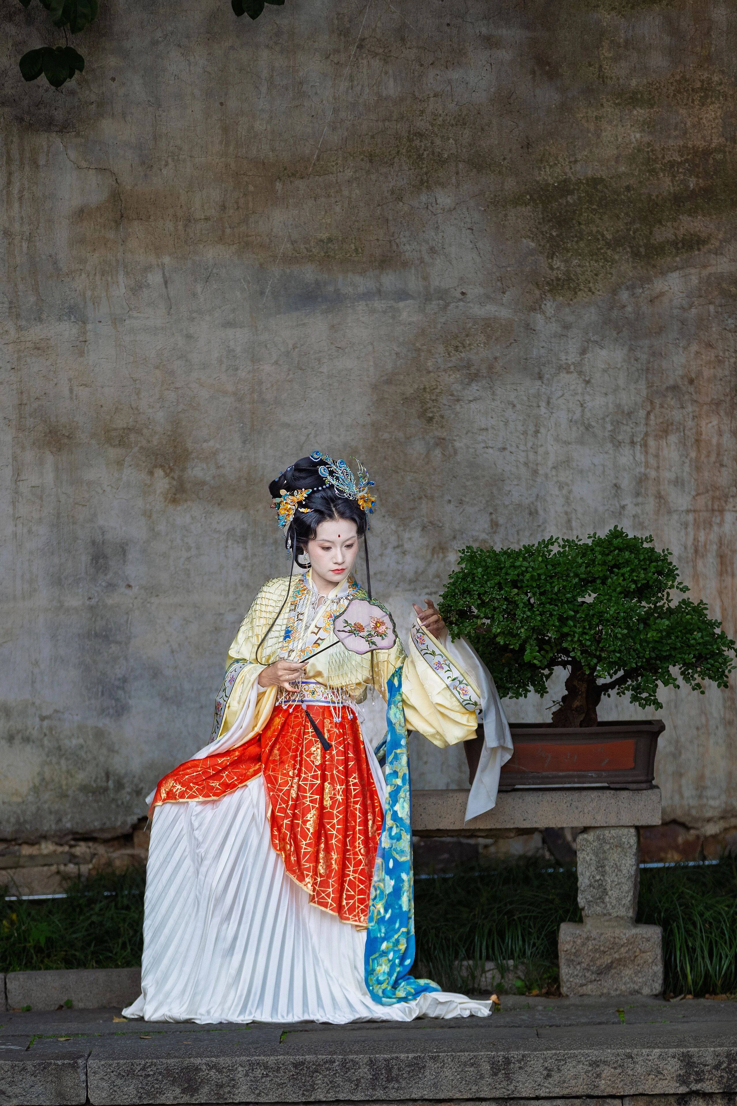 古镇仕女 · 人间好风月 唐第3帧/7·竖幅
