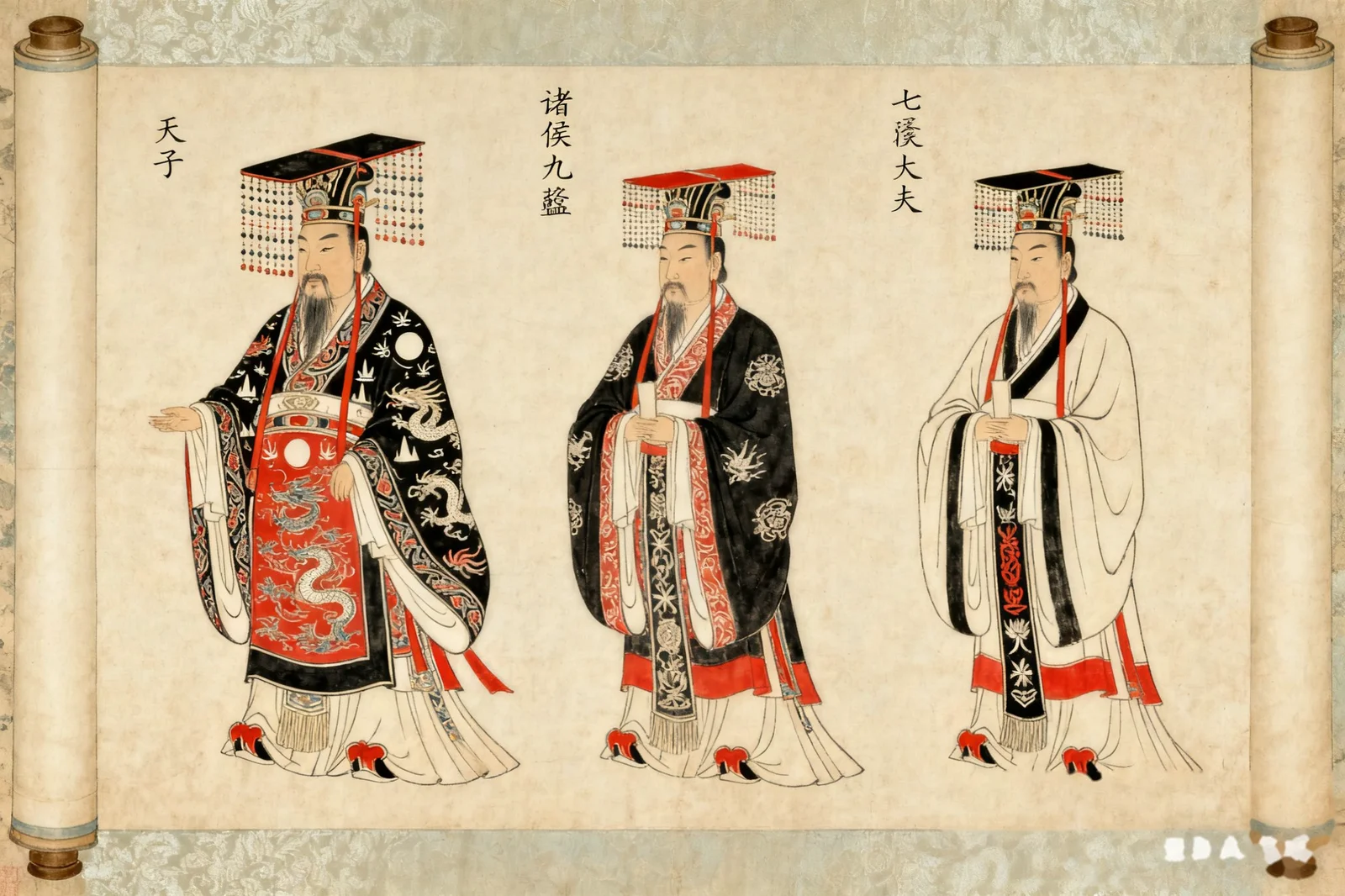 秦汉深衣:曲裾与直裾两大形制